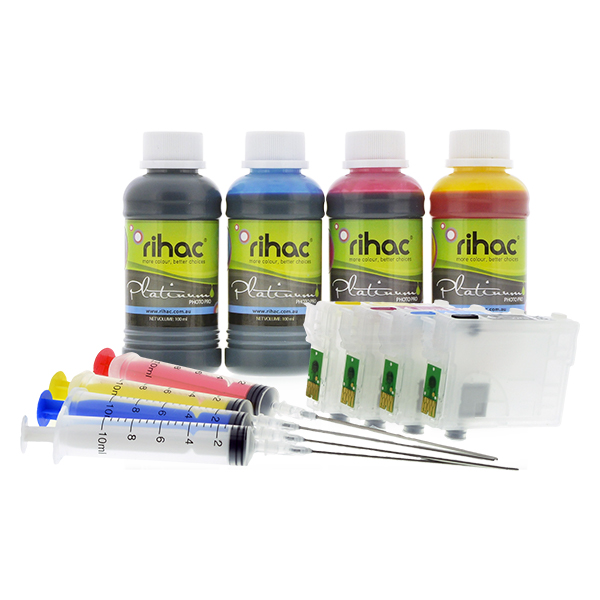 rihac refillable cartridges for Epson Expression Home XP-235, XP-245, XP-432 & XP-442